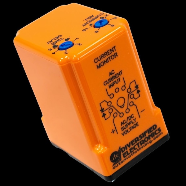 AC Over Current MonitorRelay, PlugIn, 120VAC, 005025 Amp Adj